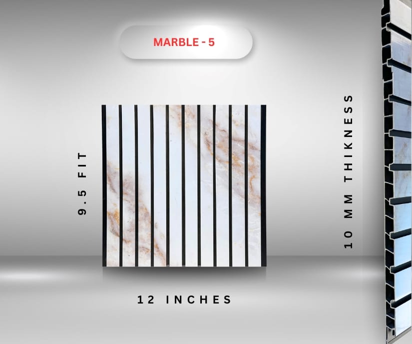 Polywood flutted panel – MARBLE 5