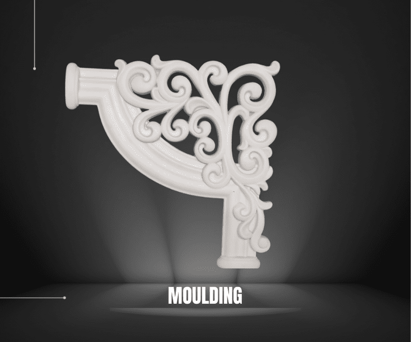 Decorative WPC Moulding Strips for Walls & Ceilings