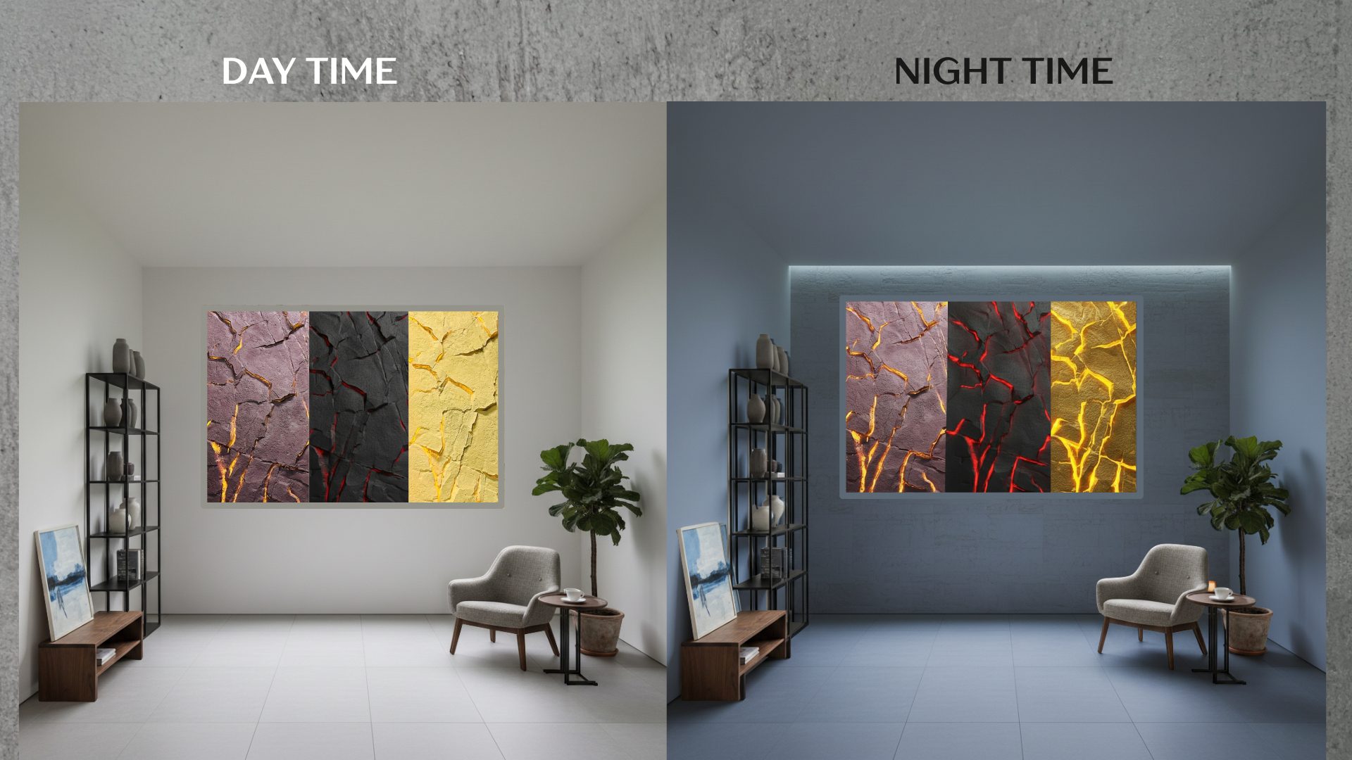 PU lava Stone Panels 2.5*5 fit 3 PU lava Stone Panels 2.5*5 fit - Image 3