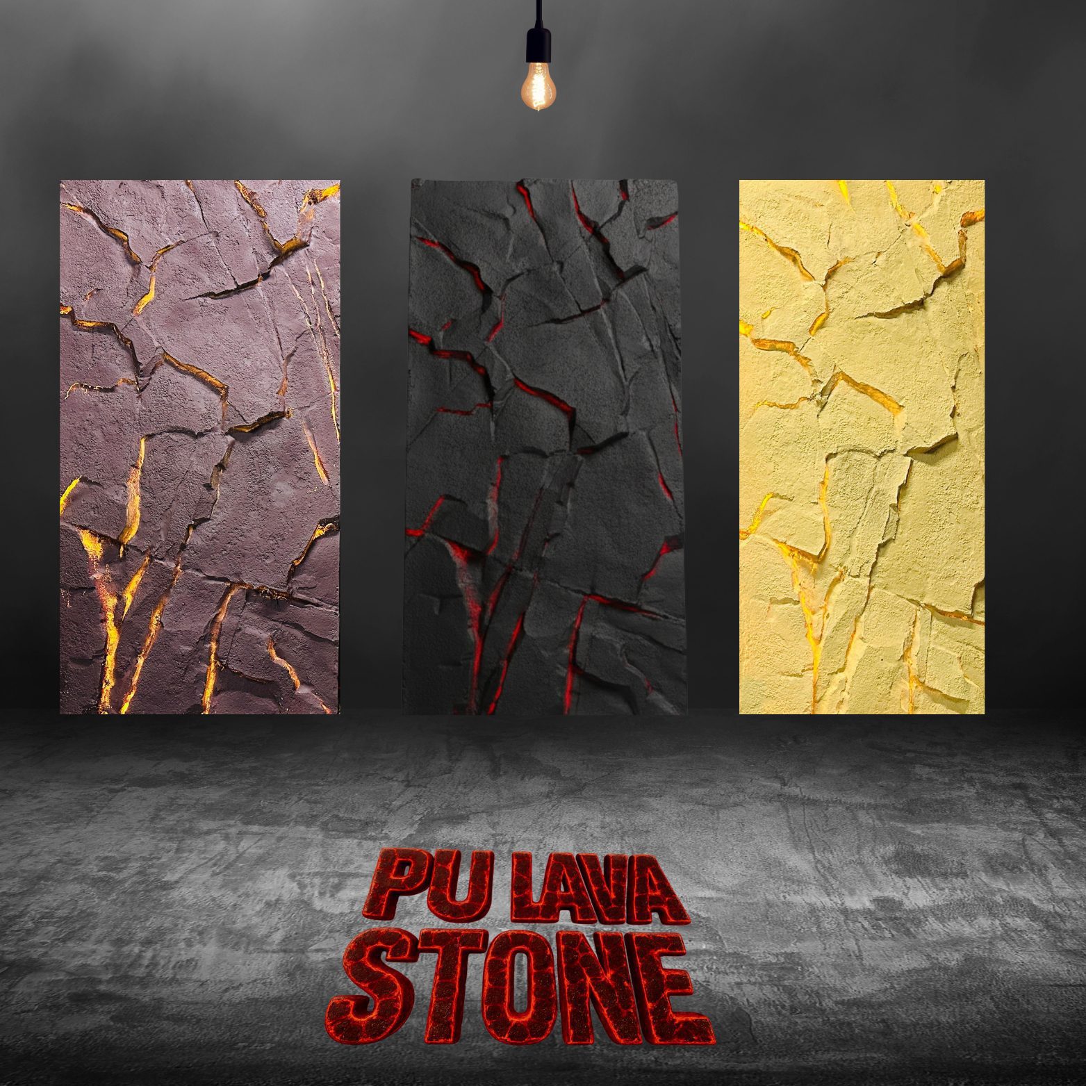 PU lava Stone Panels 2.5*5 fit 2 PU lava Stone Panels 2.5*5 fit - Image 2