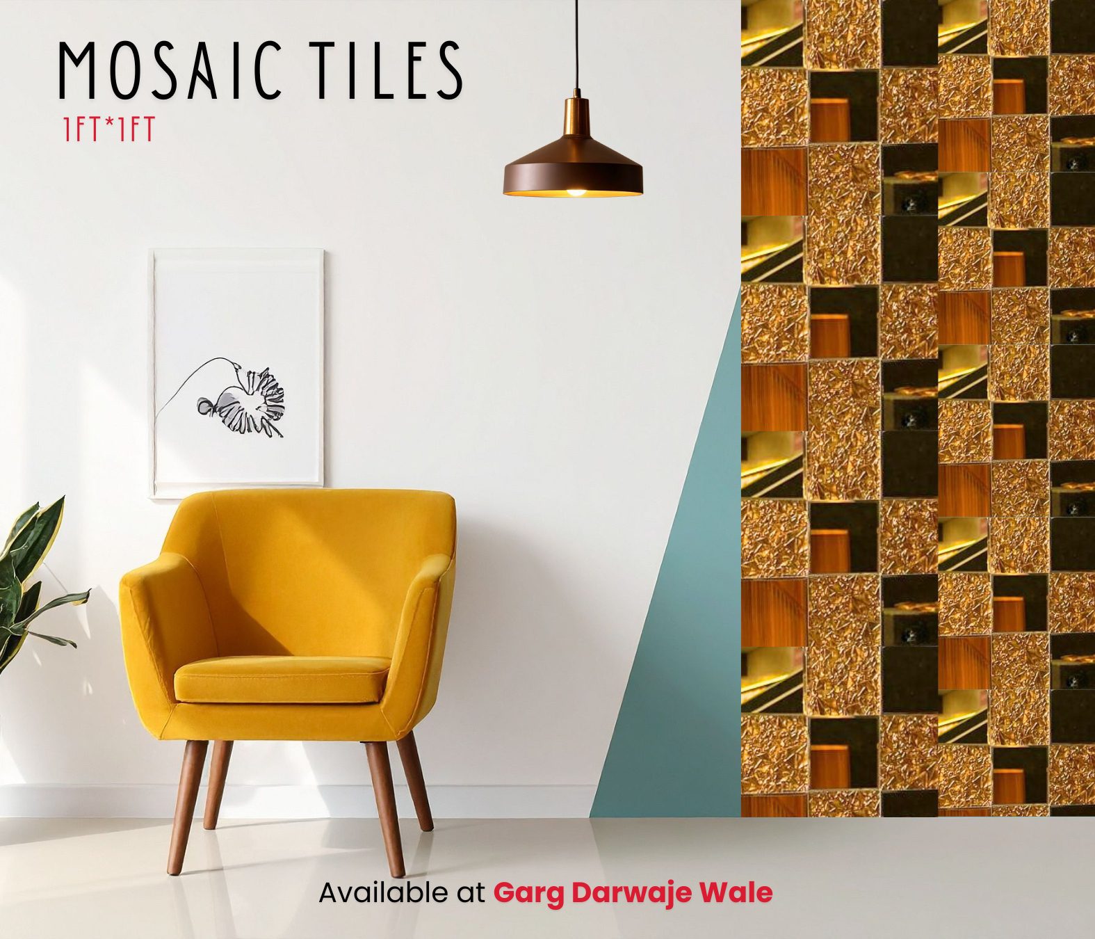 mosaic tiles in noida