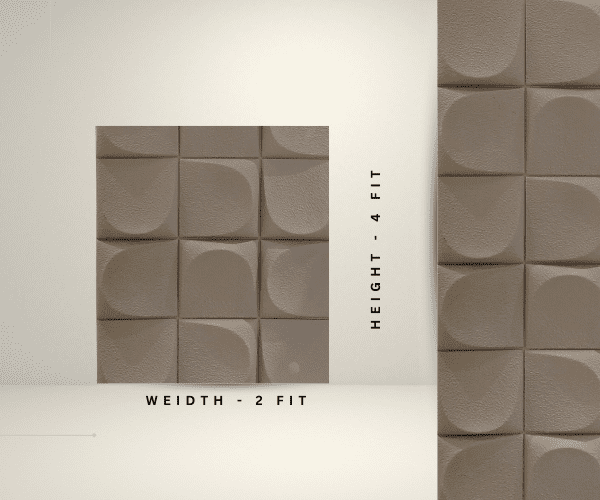 PU Stone Panels – button dark grey